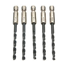 15Pcs HSS High Speed Steel Titanium Coated Drill Bits Hex Shank Set Newest Use