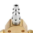 1/4 inch 3-Ways Flat Hex Manifold Brass Air Connector in dustrial Air Hose  C5R8