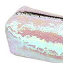 DIY Double Color Sequins Glitter Handbag Pencil Case Cosmetic Bag Makeup Po L3Z4