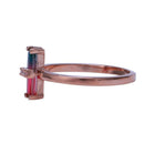 Engagement Ring For Women Unique Wedding Ring Art Deco Baguette Finger Ring