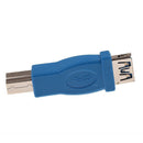 Mini Super-Speed USB 3.0 Type A Female to Type B Male Plug Connector Adapter