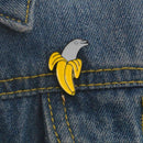Creative Banana Dolphin Brooches Enamel Badge Jacket Backpack Decor Pins