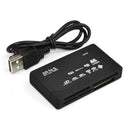 All in One External USB Memory Card Reader Adapter SD SDHC Mini Micro M2 MMC XD