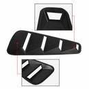 2pcs Quarter Side Window Louvers Scoop Cover Vent For 2005-2014 Ford Musta JAB