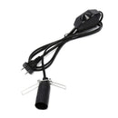 Salt Lamp Dimmer Control Switch Power Cable Cord E12 Socket US Plug KQ FT