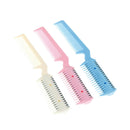 Pet Hair Trimmer Comb 2 Razor Rakes Cutting Grooming Clean Tool for Dog Cat ME