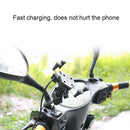Universal 360 Motorcycle Bicycle Phone Holder with USB Charging Handle Grip