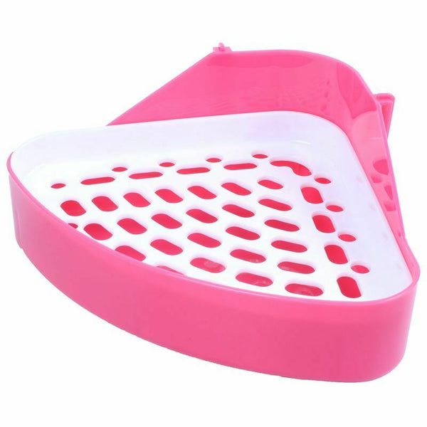 Pet Toilet, Small Animal Litter Tray Corner for Hamster Pig Cat Rabbit Pee