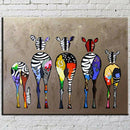Ornamental Drawing Table Wall Decoration Oil painting Canvas Print Modern A