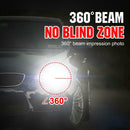 1 Pair H4 LED 72W 6500K 8000LM S4 Car Headlight Hi/Lo Beam Bulbs Waterproof