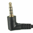 90 degree right angled 3.5mm 4 poles Audio Stereo Male to Female Extension