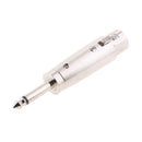MagiDeal XLR 3-Pin Female to 1/4" 6.35mm Mono Male Jack Audio Mic Adapter