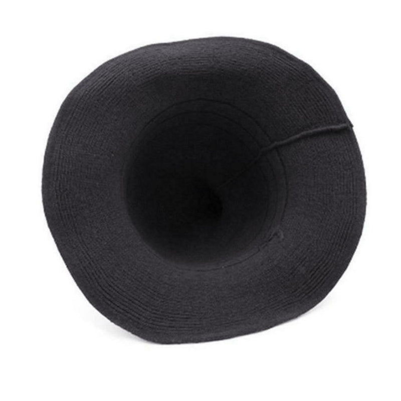 Halloween Witch Hat Modern Knitting Cap Party Outfit Accessories Dark grey