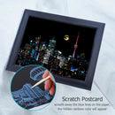 DIY Canada Night View Art Doodle Scratch Painting Educational Drawing Toys