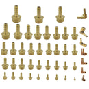 2x1/2 16mm Elbow Gas Nozzle Brass 90 Degree Elbow Barbed Hose Pipe Fittings