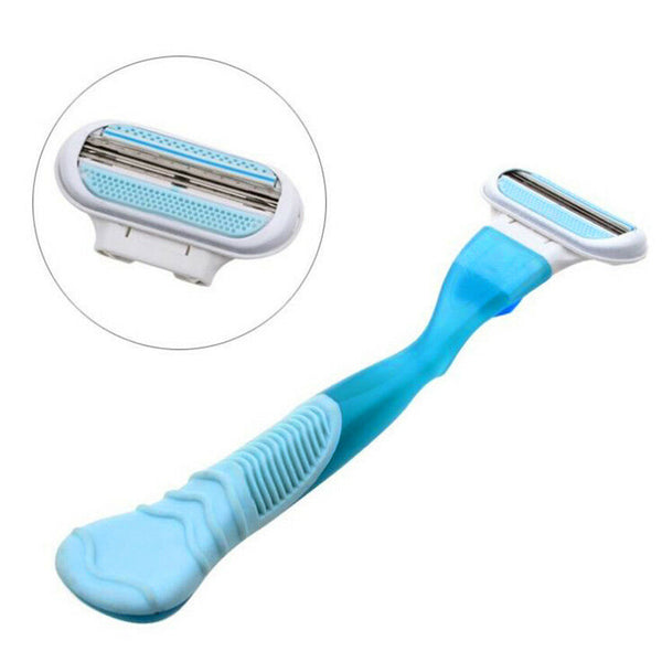 6Pcs Women-Razor-Replaceable-Straight-Razor-Manual-Shaving-Barber-For-Woman