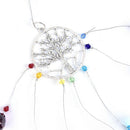 Crystal Ball Drops Decor Suncatcher Tree of Life Pendant Window Hanging Deco Ew