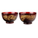 2 Pieces Dinner Bowls, 4.5" in dia, Salad Cereal Bowl Set Hand Crafted