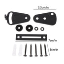 Carbon Steel Portable Door Lock Sliding Barn Gate Latch Furniture Hardware