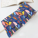 Colored Fish Canvas School Pencil Case 72 Holes Roll Pencil Case Large Pen  N9V2