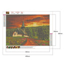 DIY Landscape Picture 5D Full Round Drill Diamond Painting Kits (C1332)