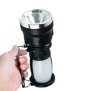 LED Solar Power Rechargeable Camping Battery Flashlight Lamp Light F3P7 Y2C4