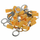 25pcs Insulated Crimp Ring Terminal Wire Connector 22-10AWG M8