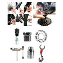 Set of 6pcs Bike Chain Wheel Repair Tools Set Flywheel, Sprocket, BB Remover,