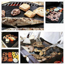 5x Barbecue BBQ Mat Pad Reusable Barbecue Grilling Cooking Baking Picnic Set