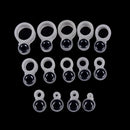 14x fishing rod wire ring fishing line guide ring silicone different size1-14 JR