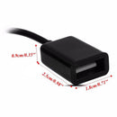 Car MP3 3.5mm Headphone To USB Port Adapter AUX Jack Audio Input Cord Cable