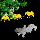 Elephant Cutting Die Stencil Paper Craft Card Making Decor Album Scrapbooki Q8R7
