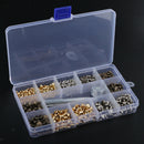 240 Sets Metal Snap Fastener Leather  Rivet Button Sewing with Punch Set Tool