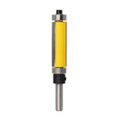 3pcs Flush Trim Router Bit 1/4''*1/2" Top & Bottom Bearing Wood Cutter Set