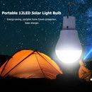 Portable 12LED Solar Light Bulb Outdoor Camping Tent Lamp Emergency Lights