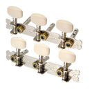 2PCS Acoustic Guitar String Tuning Pegs Machine Heads Tuners 3R3L Chrome