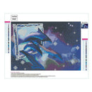 5D DIY Full Drill Diamond Painting Novelty Dolphin Cross Stitch Embroidery