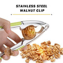 Stainless Steel Walnut Clamp Clip Pecan Nutcracker Sheller Kitchen Gadgets