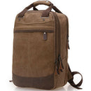 Canvas Shoulder Bag Handbag with Two Large Bag Backpack Computer Backpack S