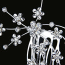 Flower Comb Bridesmaid Crystal Rhinestone Style Wedding Tiara