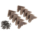 10x Box Bracket Case Chest Furniture Corner Protector Guard Album Decoration