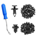 150 Pcs Push-Type Bumper Fasteners Rivet Clips-2 Sizes Universal Auto Clips T9W2