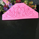 Silicone Mold Lace Princess Crown Mould Cake Decor tool Chocolate Candy Fond j+