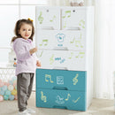 45pcs Stickers For Kid's Luminous Wall Stickers Musical Note Glow In Th YOZ