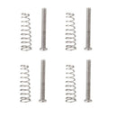 4 Screws + 4 Strong Springs Coil Pickup Mounting Screws for Fender Strat Te