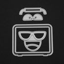 5pcs Metal Suitcase Embossing Cutting Dies Stencils DIY Scrapbooking Decor