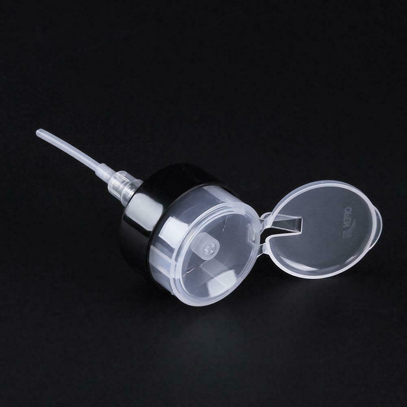 220ml High-Capacity Empty Pump Refillable Nail Polish Remover Bottles Tools