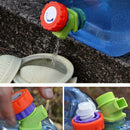 Outdoor Plastic Camping Travel Car Water Bucket Water Carrier Canister 8L Clear