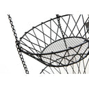 Plants Fruit Basket Pierced Country Style Home Space Saving Chain Hanging 3 Tier