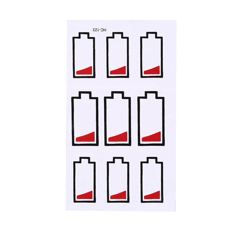 No Electricity Prompt Temporary Tattoos Body Arm Leg Waterproof Tattoo.Sticke Bj